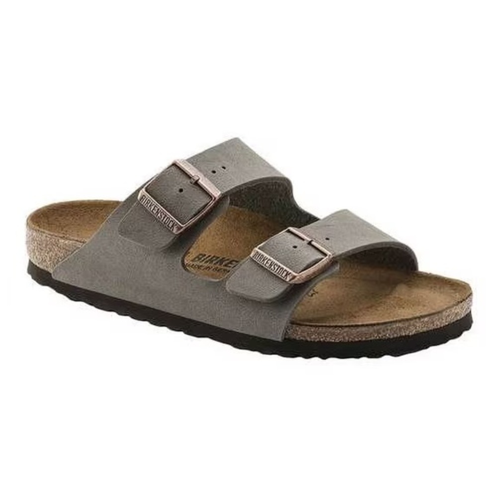 Birkenstock Arizona Birko-Flor Sandals Stone Women 6 Men 4 EU 37 151211